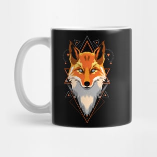 fox rainwbow Mug